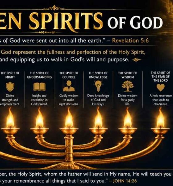 Seven Spirits of God : Meaning, Bible Verses, Isaiah 11 Explained, and Their Spiritual Significance