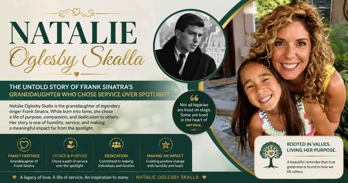 yungblud billie eilish Natalie Oglesby Skalla: The Untold Story of Frank Sinatra's Granddaughter Who Chose Service Over Spotlight (2026 Biography)