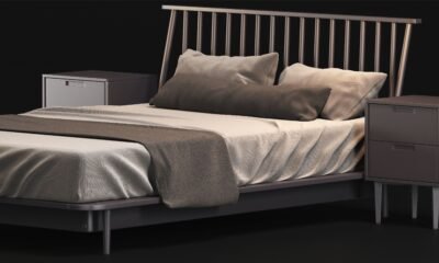 black bedroom