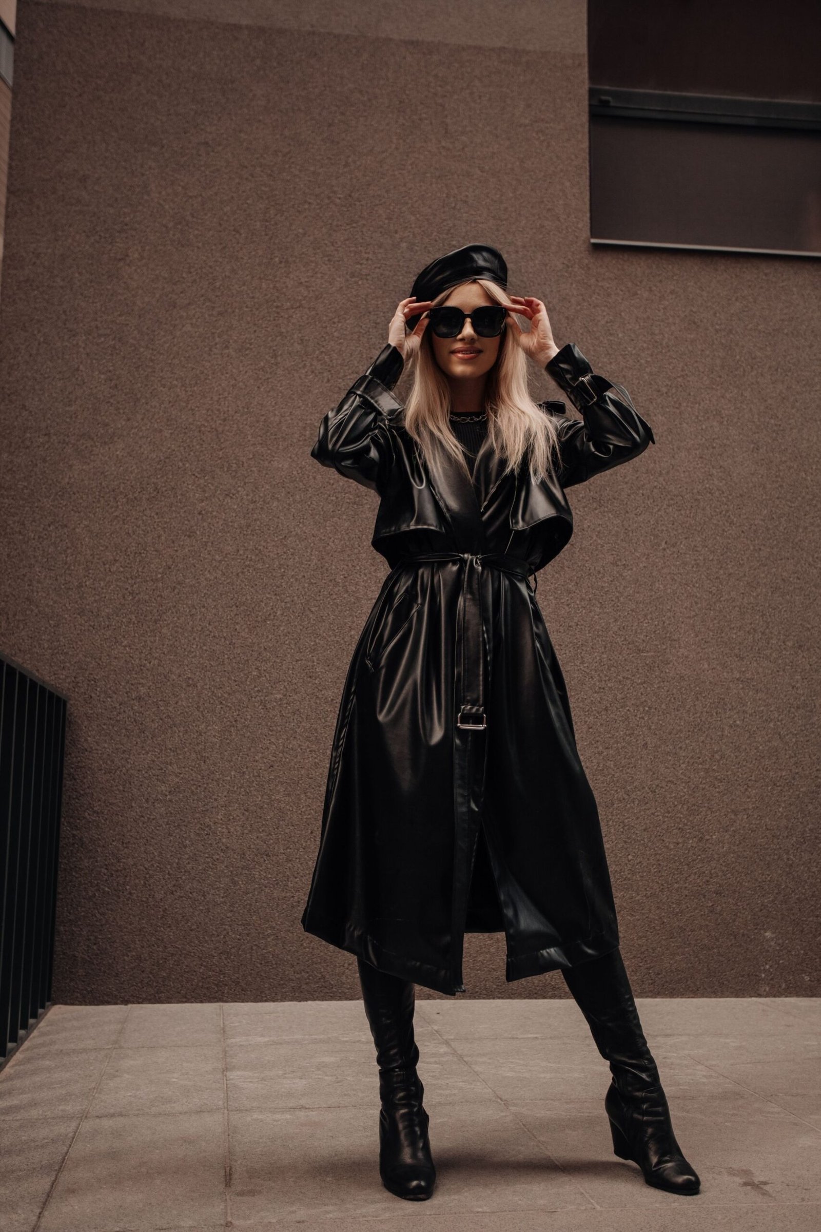 leather dress