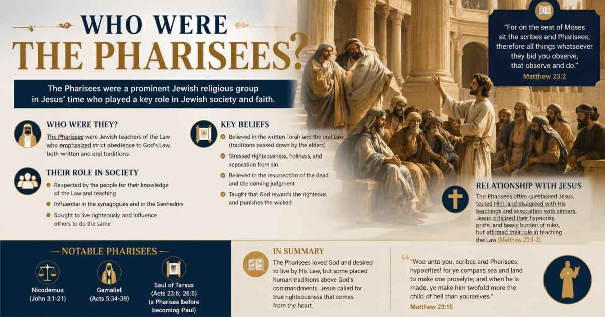 Who Were the Pharisees: History, Beliefs, Role in the Bible, and Their Relationship with Jesus